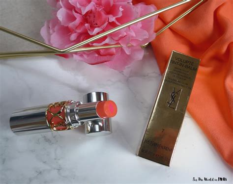 flirt me coral ysl|Yves Saint Laurent Volupte Tint In Balm, 7 Flirt Me Coral .